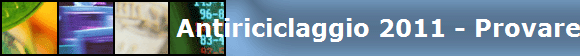 Antiriciclaggio 2011 - Provare