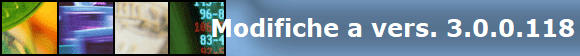 Modifiche a vers. 3.0.0.118